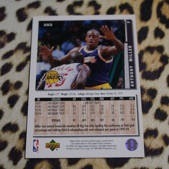 Anthony Miller #353 Basketball Card - Picture 2 of 2